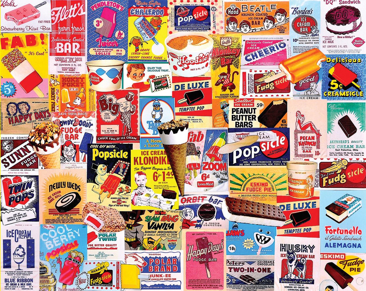 Ice Cream Bars (1343t) - 1000 PC (Small 20"x27" Format)