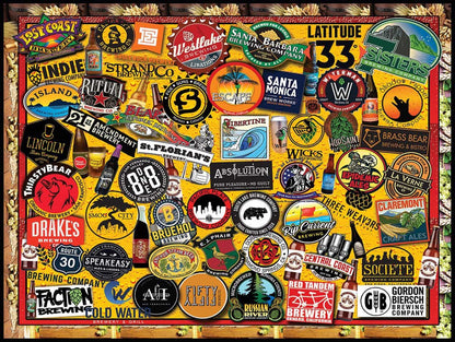 California Craft Beer (1454pz) - 1000 Piece Jigsaw Puzzle