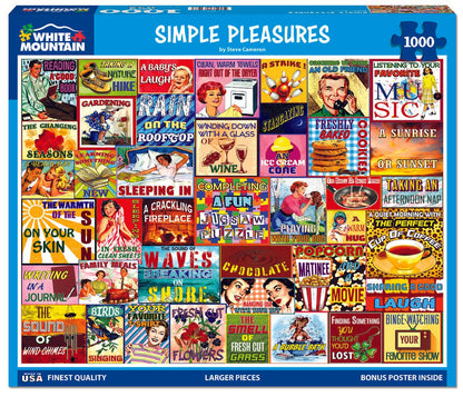Simple Pleasures (2157pz) - 1000 Piece Jigsaw Puzzle
